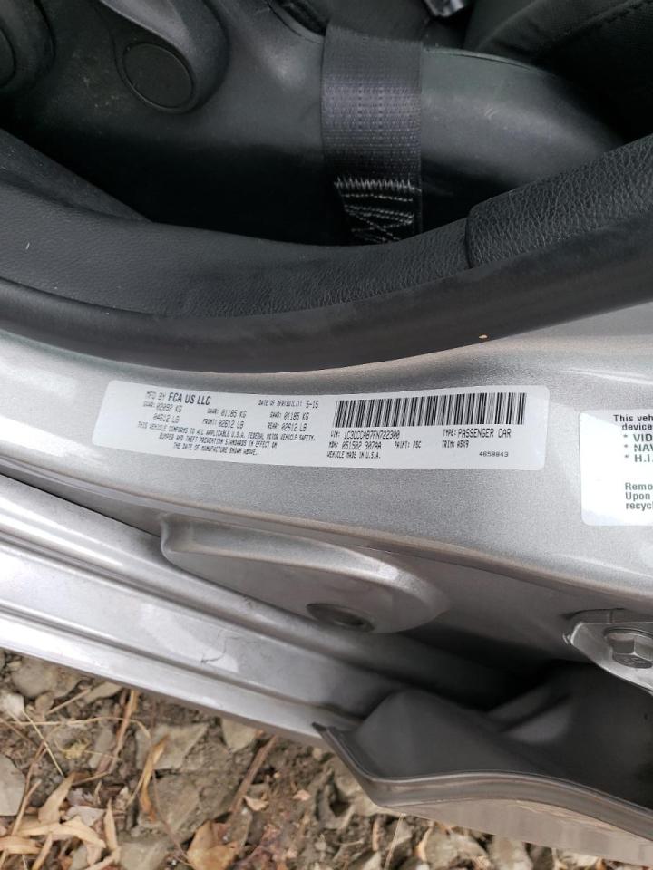 Photo 10 from auction – 2015 CHRYSLER 200 LIMITE with VIN 1C3CCCAB7FN722300