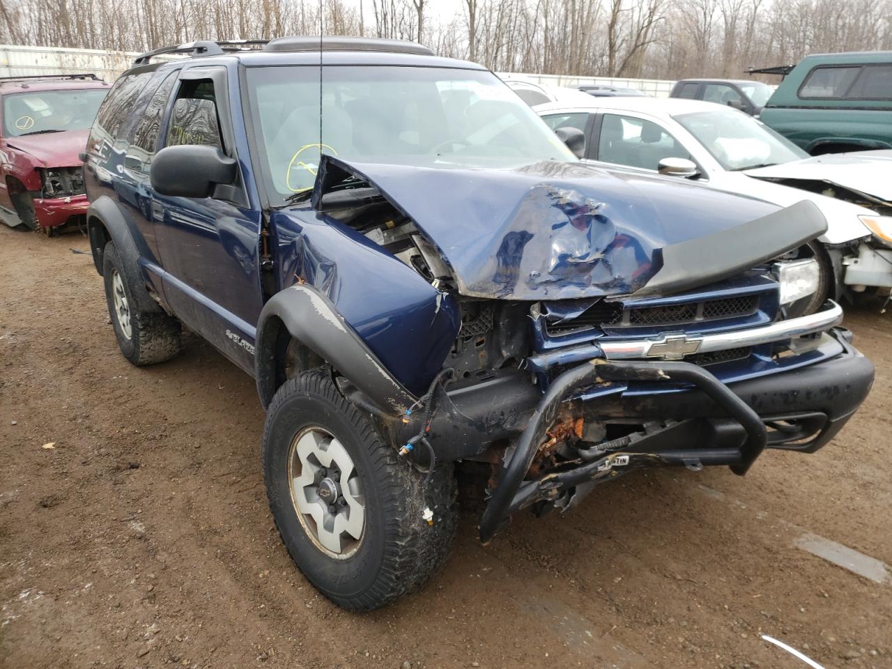 CHEVROLET BLAZER 2001 with VIN 1GNCT18W91K110738 - Photo from auction