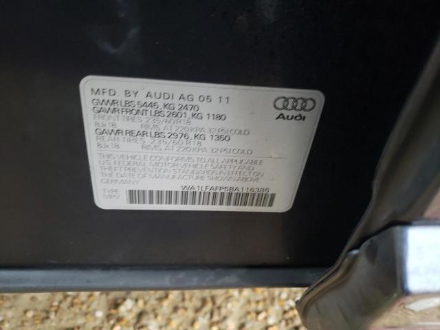 Photo 10 from auction – 2011 AUDI Q5 PREMIUM with VIN WA1LFAFP5BA116386