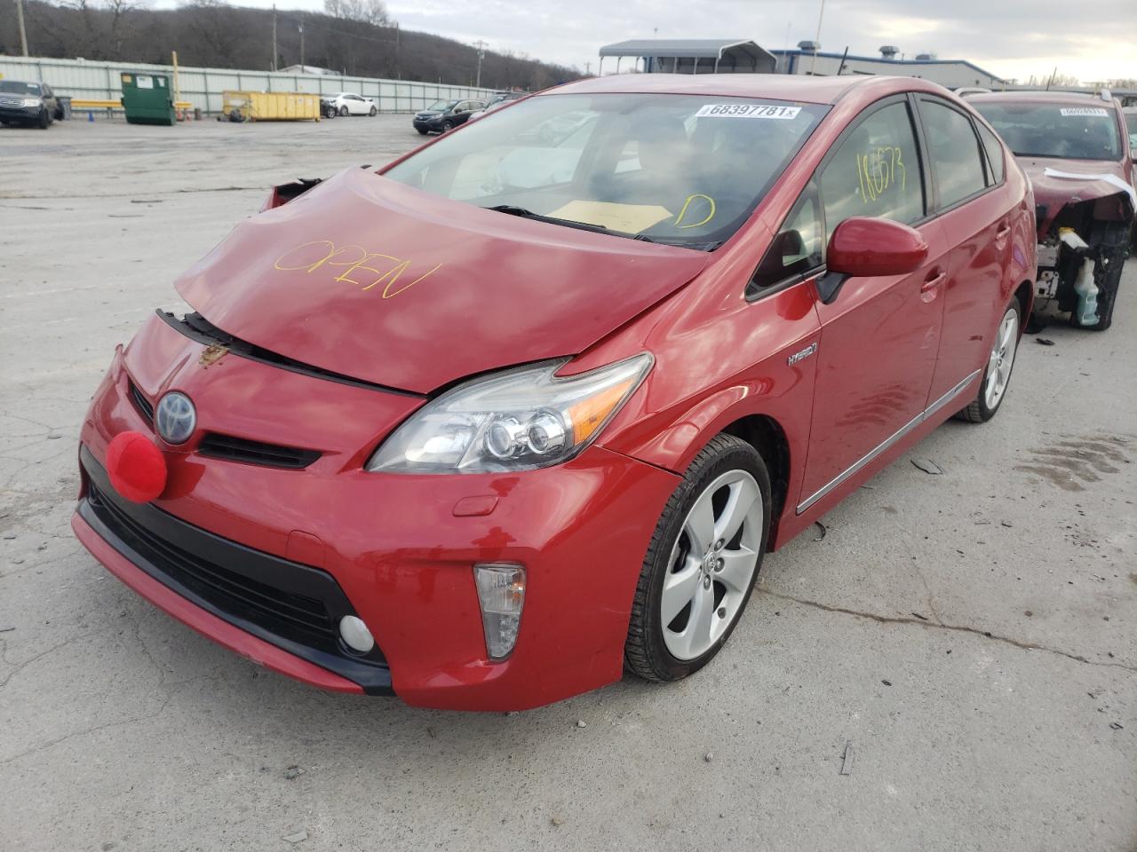 Photo 2 from auction – 2013 TOYOTA PRIUS with VIN JTDKN3DU0D5578553
