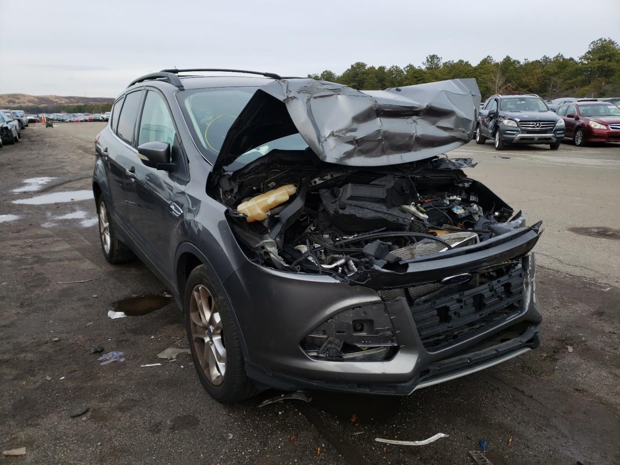 FORD ESCAPE SEL 2013 with VIN 1FMCU9H93DUB27909 - Photo from auction