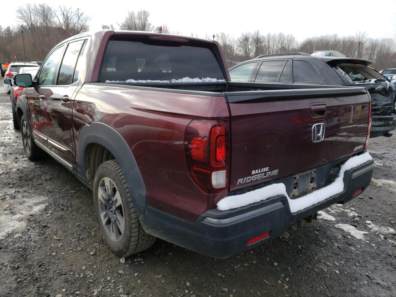 Photo 3 from auction – 2017 HONDA RIDGELINE with VIN 5FPYK3F55HB029161