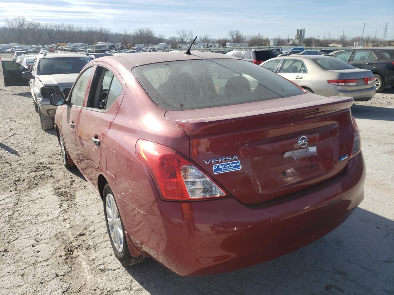 Photo 3 from auction – 2014 NISSAN VERSA with VIN 3N1CN7AP4EL860905