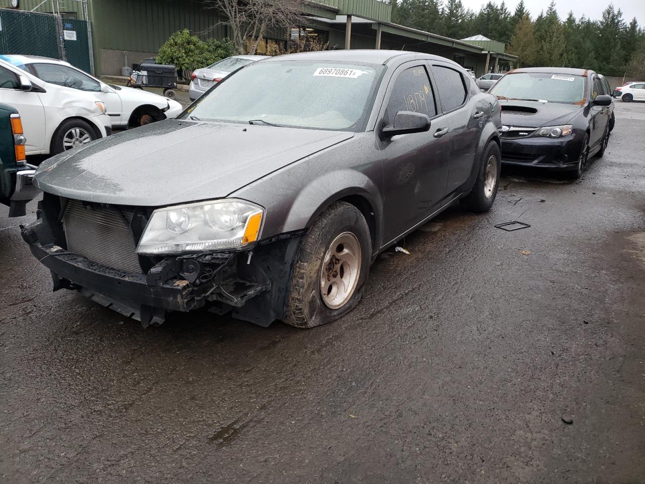 Photo 2 from auction – 2013 DODGE AVENGER SE with VIN 1C3CDZAB3DN604953
