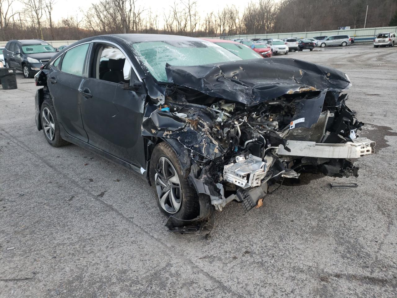 HONDA CIVIC LX 2020 with VIN 19XFC2F68LE215517 - Photo from auction