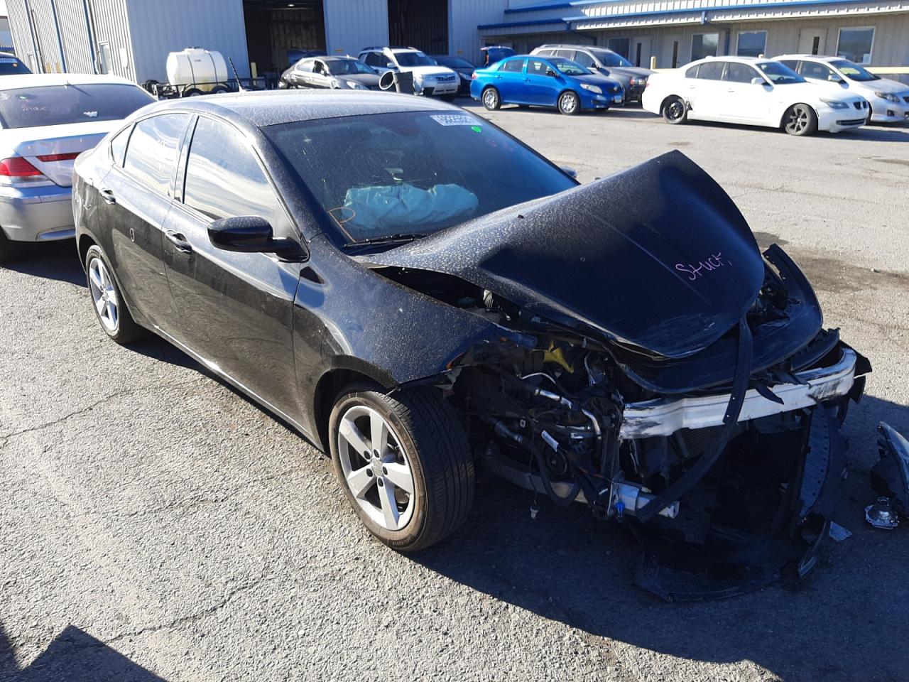 DODGE DART SXT 2015 with VIN 1C3CDFBB6FD363556 - Photo from auction