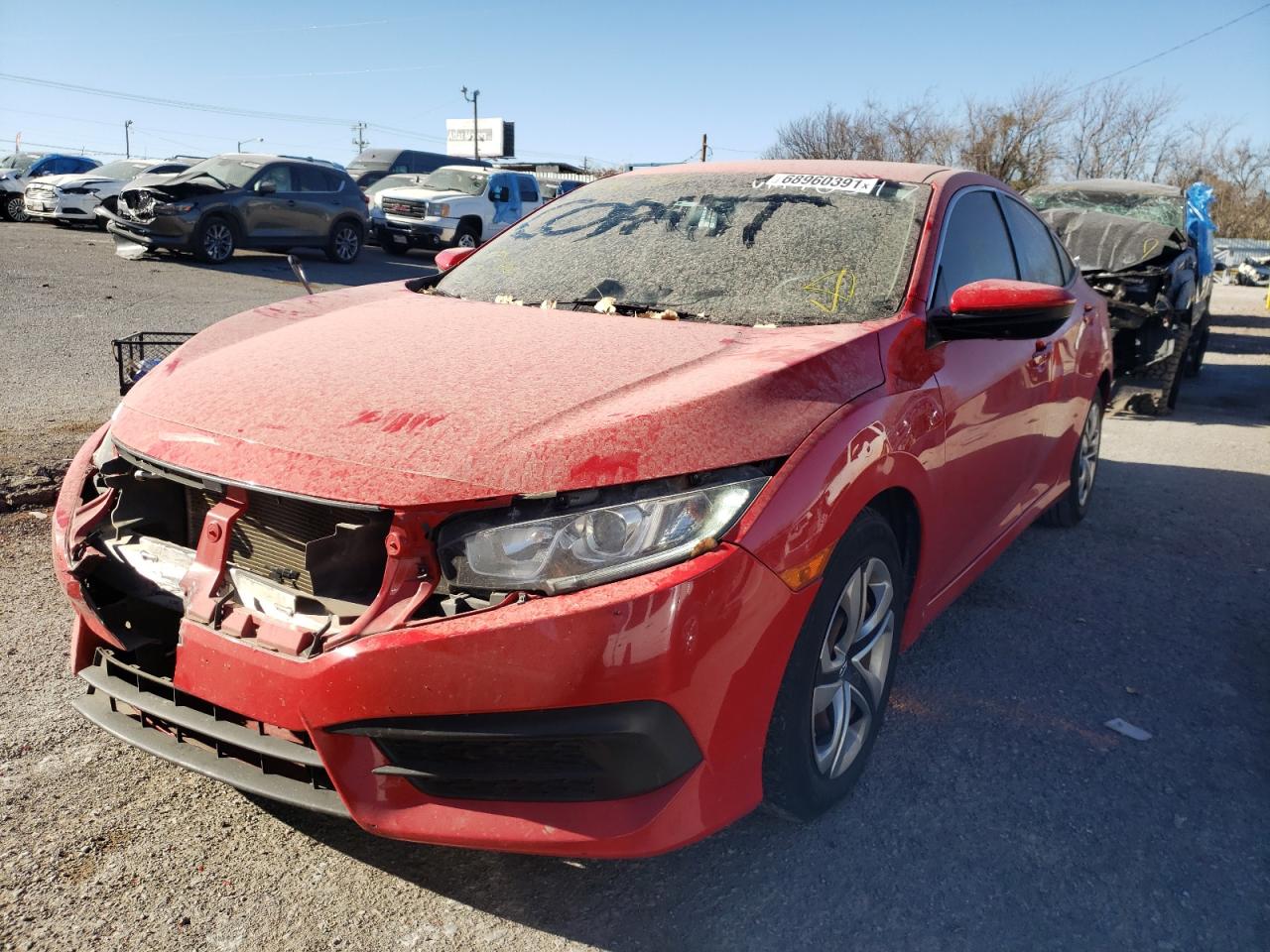 Photo 2 from auction – 2016 HONDA CIVIC LX with VIN 2HGFC2F51GH576347
