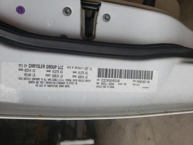 Photo 10 from auction – 2013 CHRYSLER 300C with VIN 2C3CCAEG0DH553186