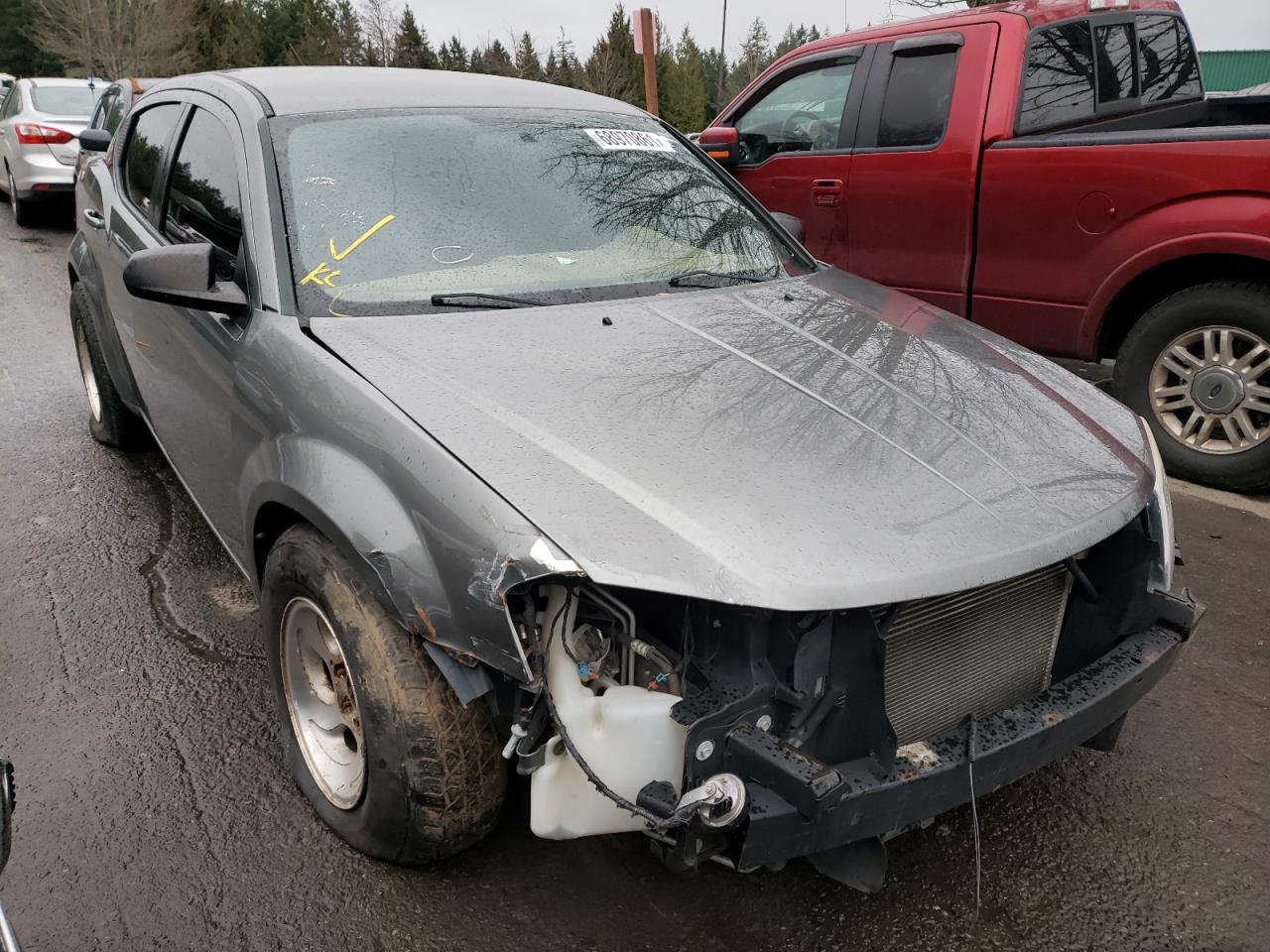 DODGE AVENGER SE 2013 with VIN 1C3CDZAB3DN604953 - Photo from auction