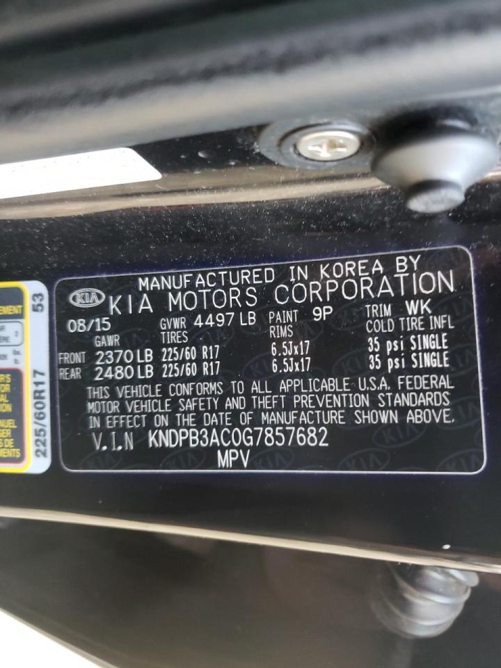 Photo 10 from auction – 2016 KIA SPORTAGE L with VIN KNDPB3AC0G7857682