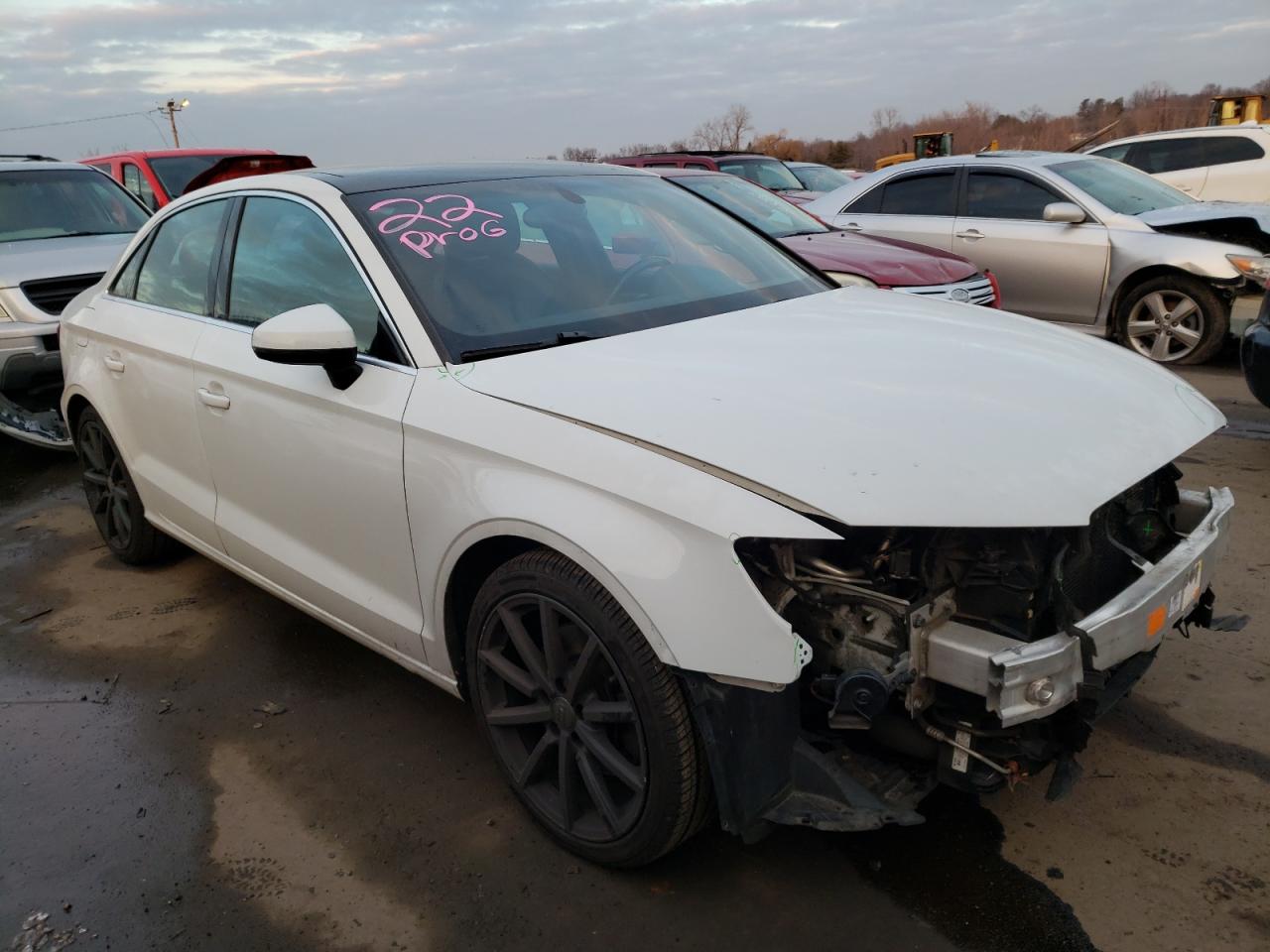 AUDI A3 PREMIUM 2015 with VIN WAUEFGFF6F1044822 - Photo from auction
