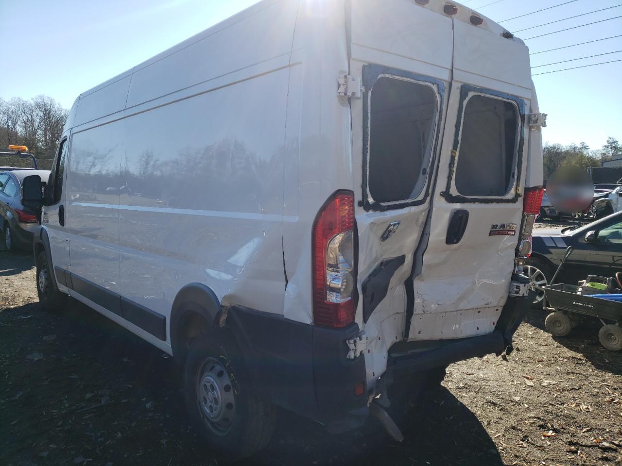 Photo 3 from auction – 2017 RAM PROMASTER with VIN 3C6TRVDG7HE546991