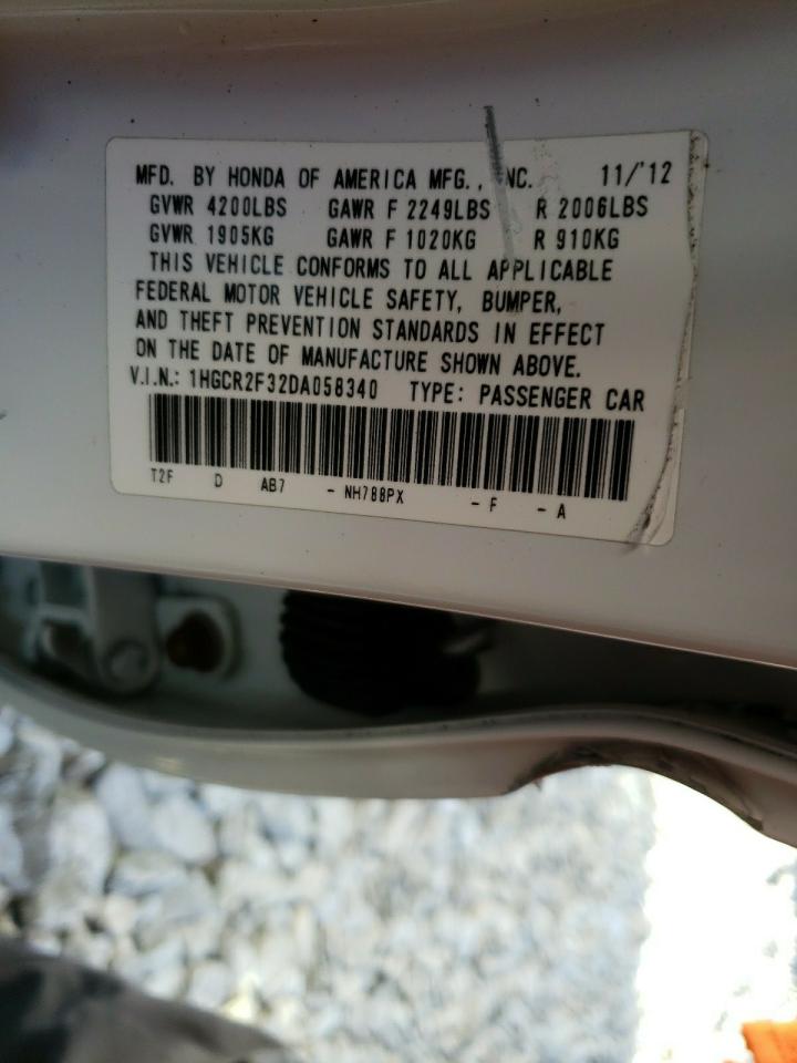 Photo 10 from auction – 2013 HONDA ACCORD LX with VIN 1HGCR2F32DA058340