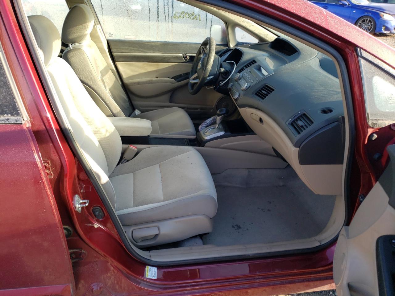 Photo 5 from auction – 2009 HONDA CIVIC EX with VIN 19XFA16869E015701
