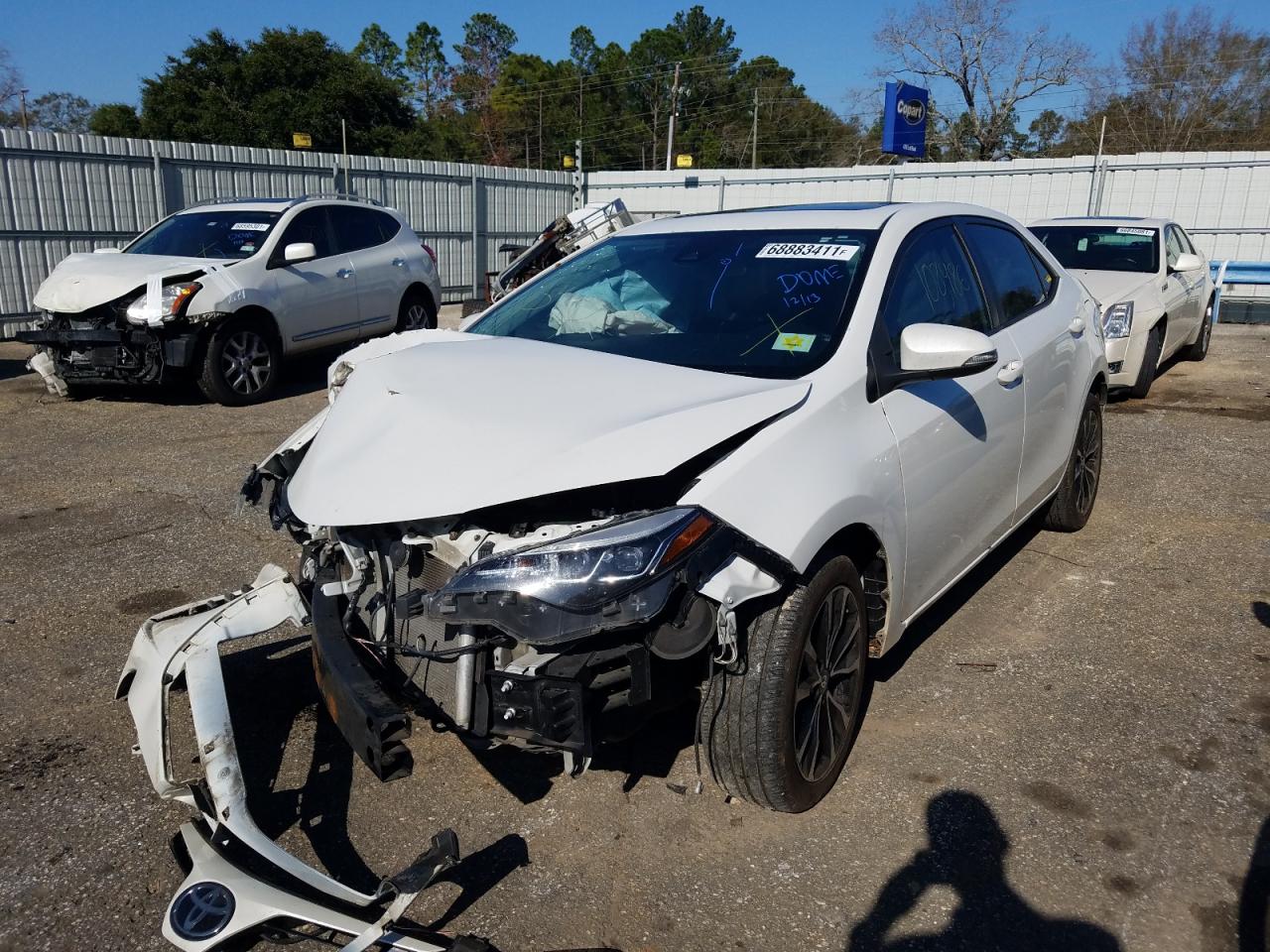 Photo 2 from auction – 2017 TOYOTA COROLLA L with VIN 5YFBURHE0HP637117