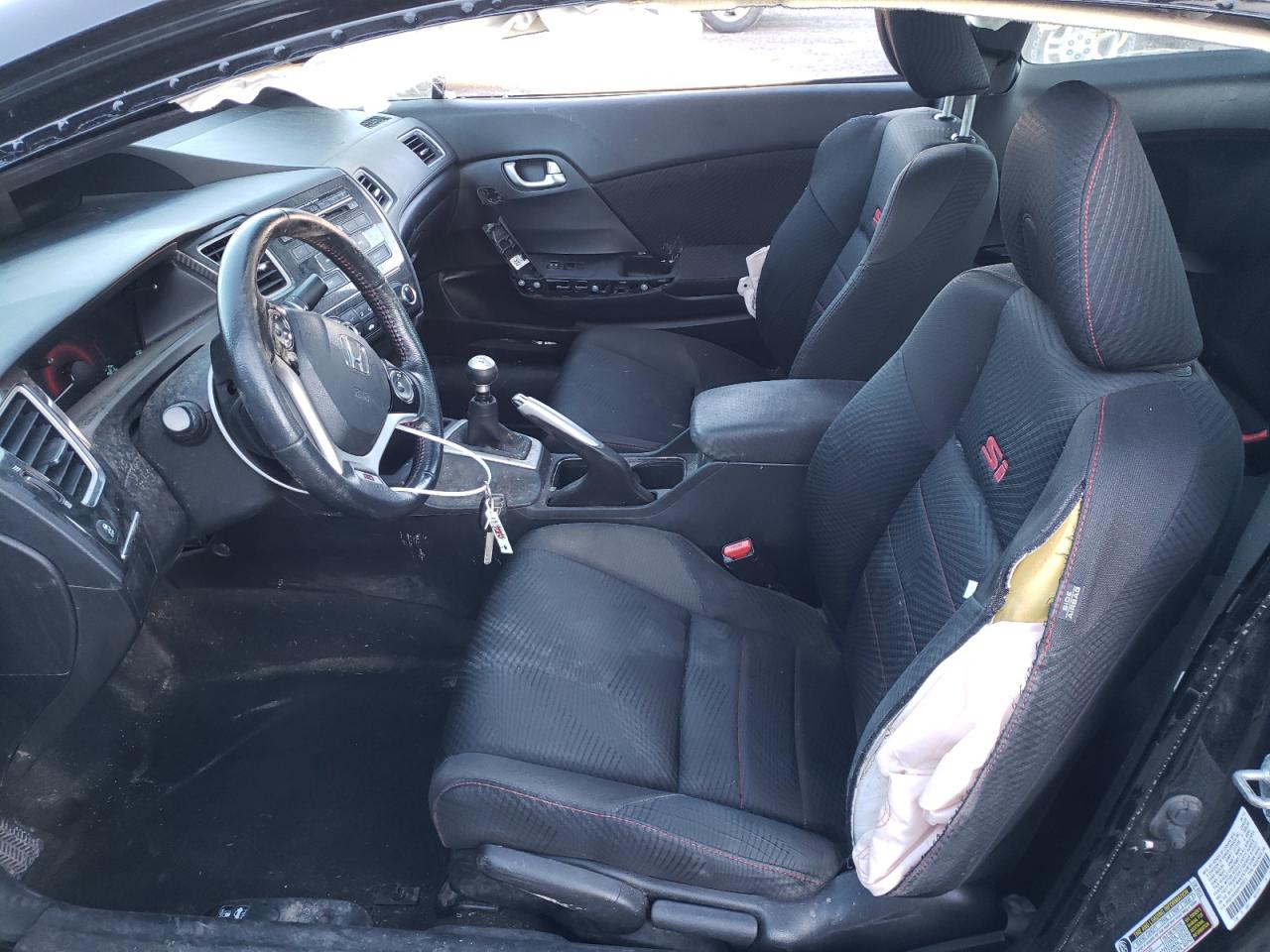 Photo 5 from auction – 2013 HONDA CIVIC SI with VIN 2HGFG4A50DH703513