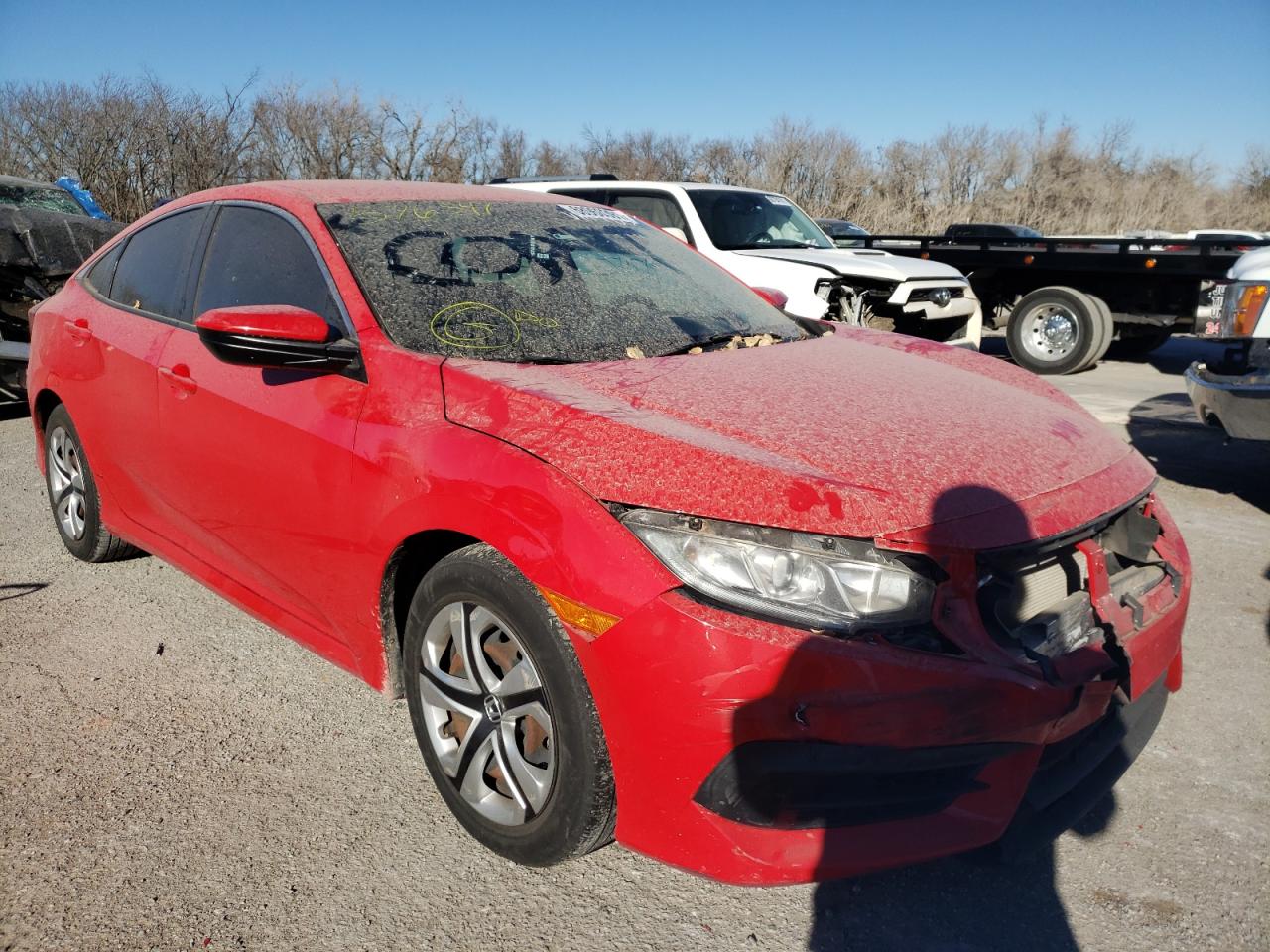 HONDA CIVIC LX 2016 with VIN 2HGFC2F51GH576347 - Photo from auction