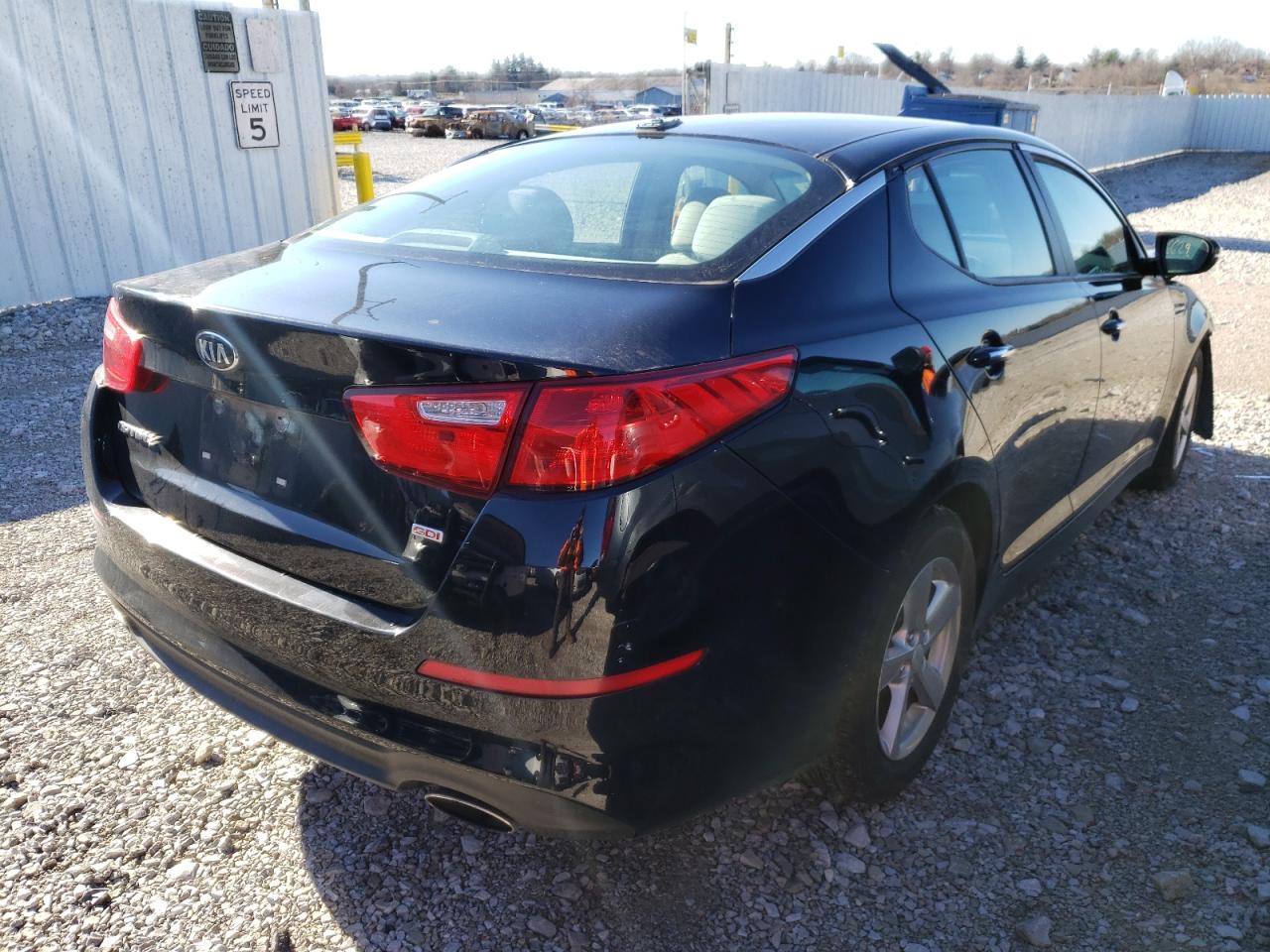 Photo 4 from auction – 2015 KIA OPTIMA LX with VIN 5XXGM4A77FG462813