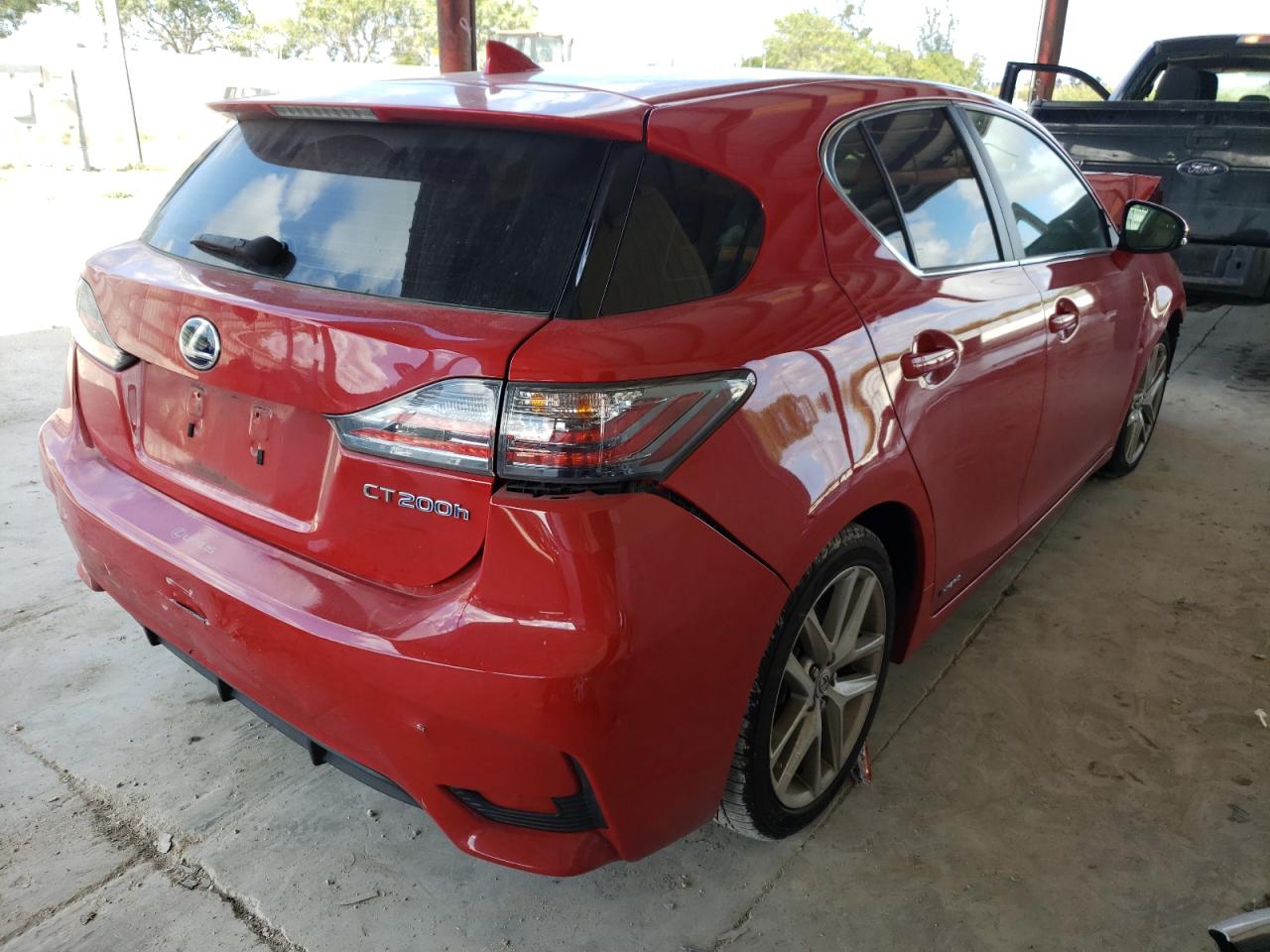 Photo 4 from auction – 2014 LEXUS CT 200 with VIN JTHKD5BH6E2181032