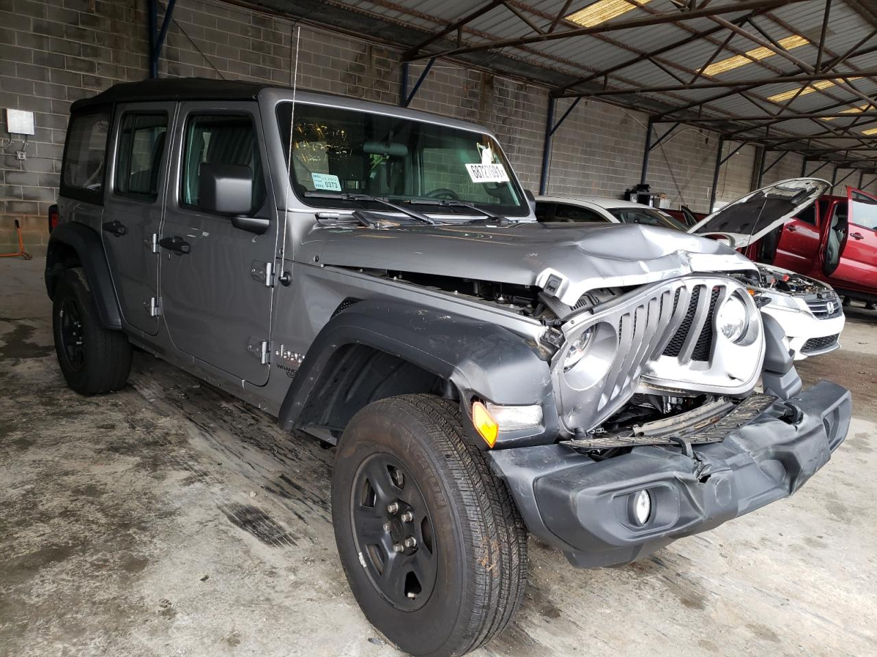 JEEP WRANGLER U 2019 with VIN 1C4HJXDG2KW510236 - Photo from auction