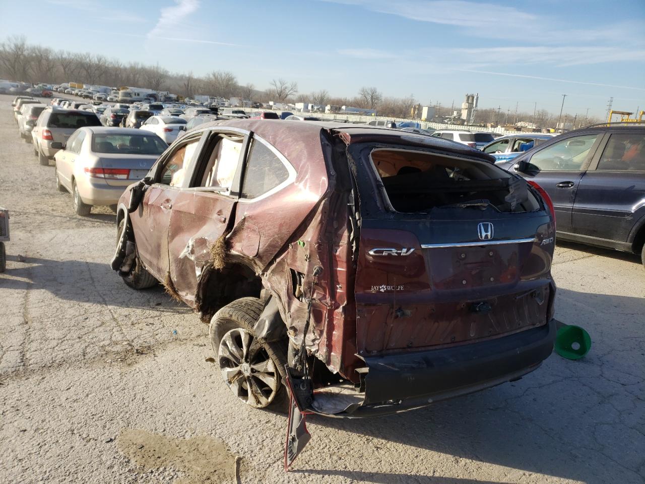 Photo 9 from auction – 2012 HONDA CR-V EX with VIN 5J6RM4H57CL004630