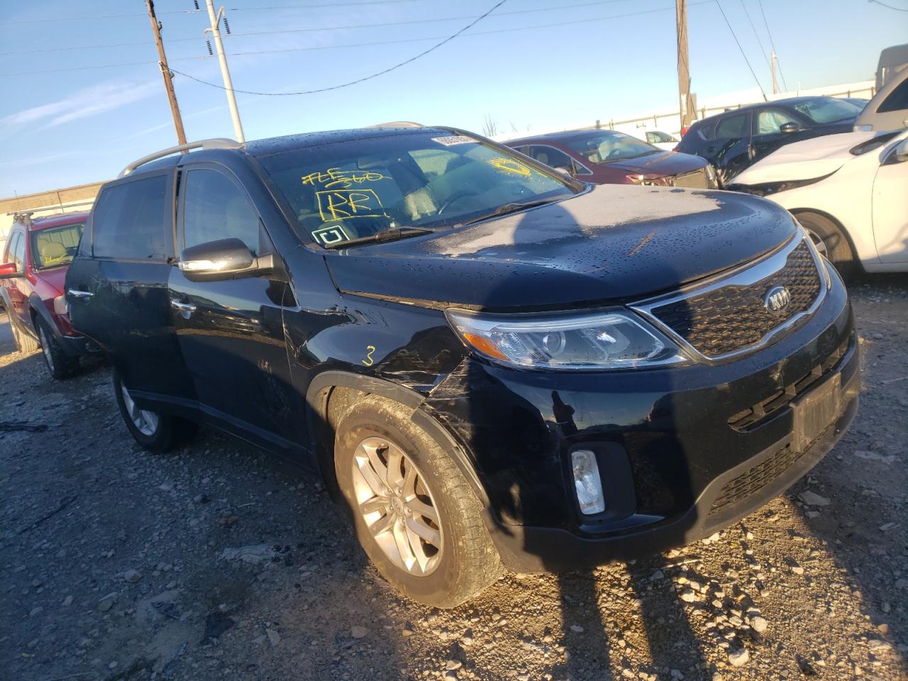 KIA SORENTO LX 2015 with VIN 5XYKT4A65FG596123 - Photo from auction