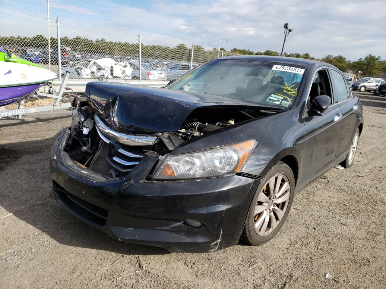 Photo 2 from auction – 2012 HONDA ACCORD EXL with VIN 1HGCP3F80CA009630