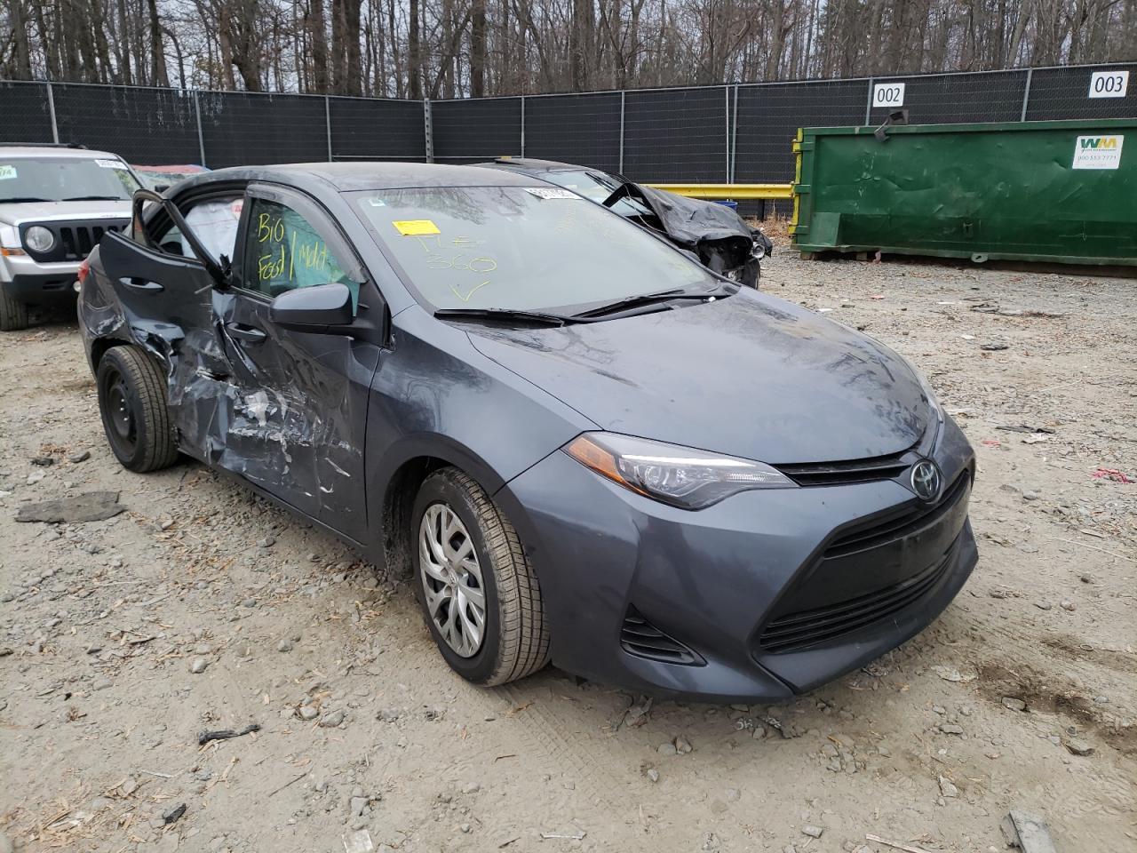 TOYOTA COROLLA L 2017 with VIN 2T1BURHE5HC878090 - Photo from auction