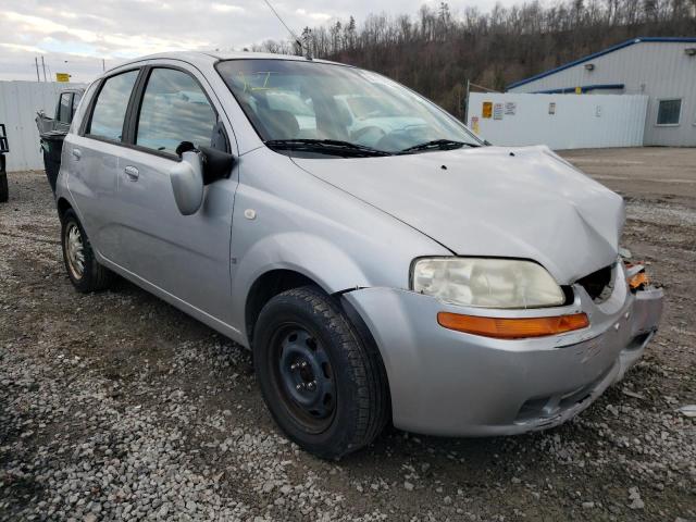 CHEVROLET AVEO BASE 2007 with VIN KL1TD66697B729975 - Photo from auction