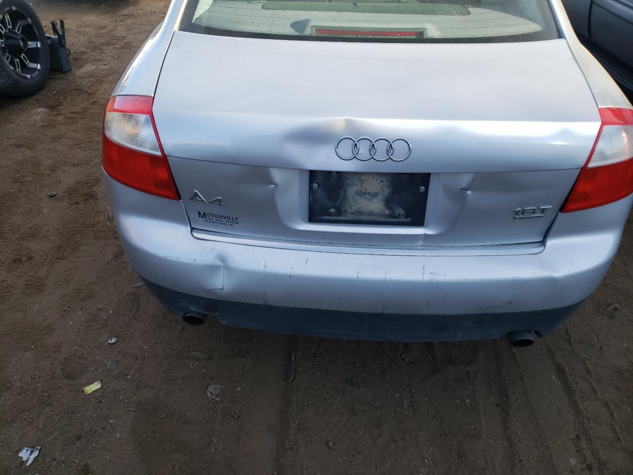 Photo 9 from auction – 2002 AUDI A4 1.8T QU with VIN WAULC68E62A313796