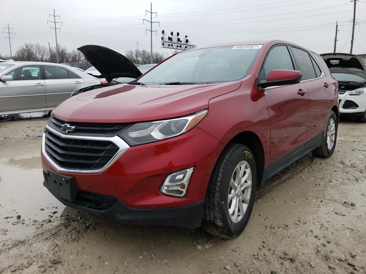 Photo 2 from auction – 2020 CHEVROLET EQUINOX LT with VIN 3GNAXTEV5LS560588