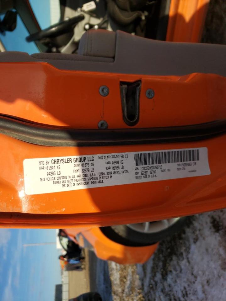 Photo 10 from auction – 2013 DODGE DART SXT with VIN 1C3CDFBA3DD289713