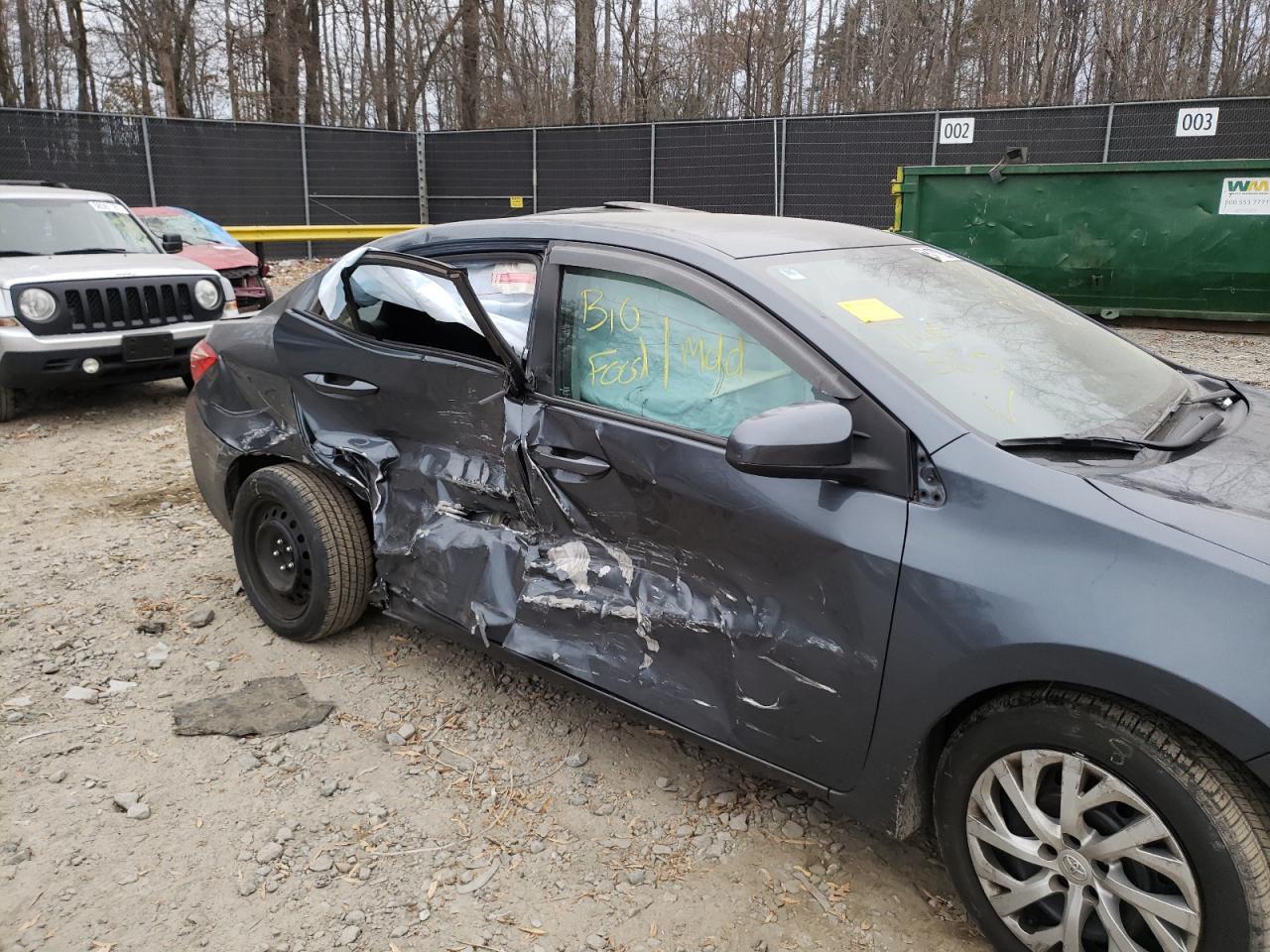 Photo 9 from auction – 2017 TOYOTA COROLLA L with VIN 2T1BURHE5HC878090