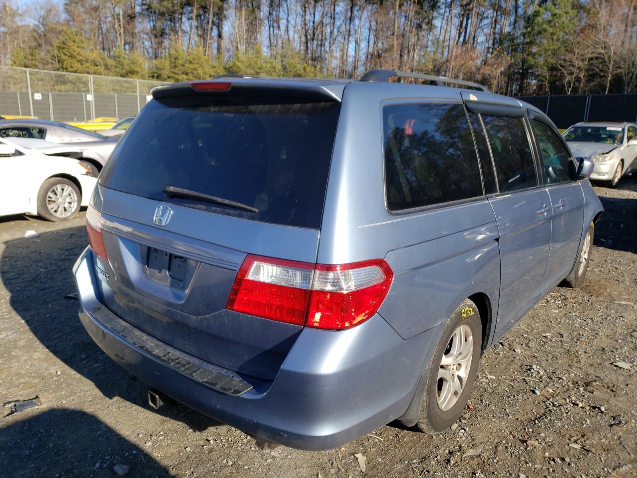 Photo 4 from auction – 2007 HONDA ODYSSEY EX with VIN 5FNRL38687B073265