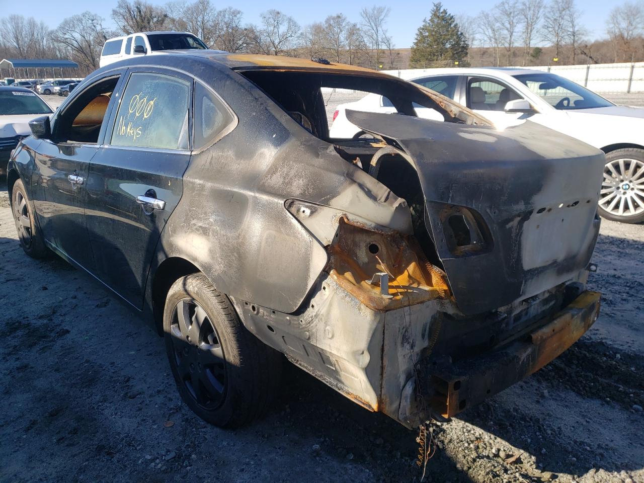Photo 3 from auction – 2017 NISSAN SENTRA S with VIN 3N1AB7AP6HY280773