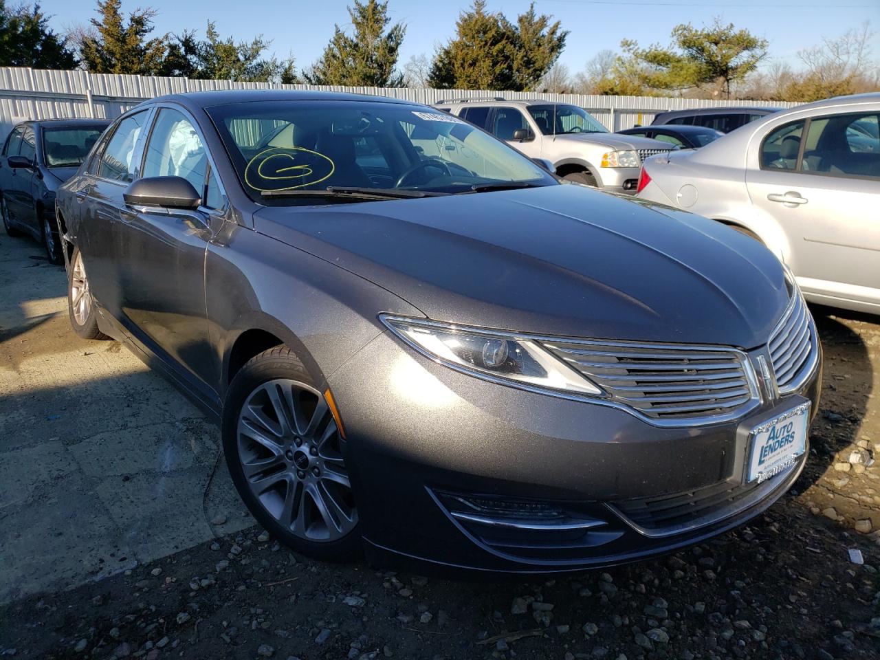 LINCOLN MKZ 2016 with VIN 3LN6L2G9XGR626694 - Photo from auction