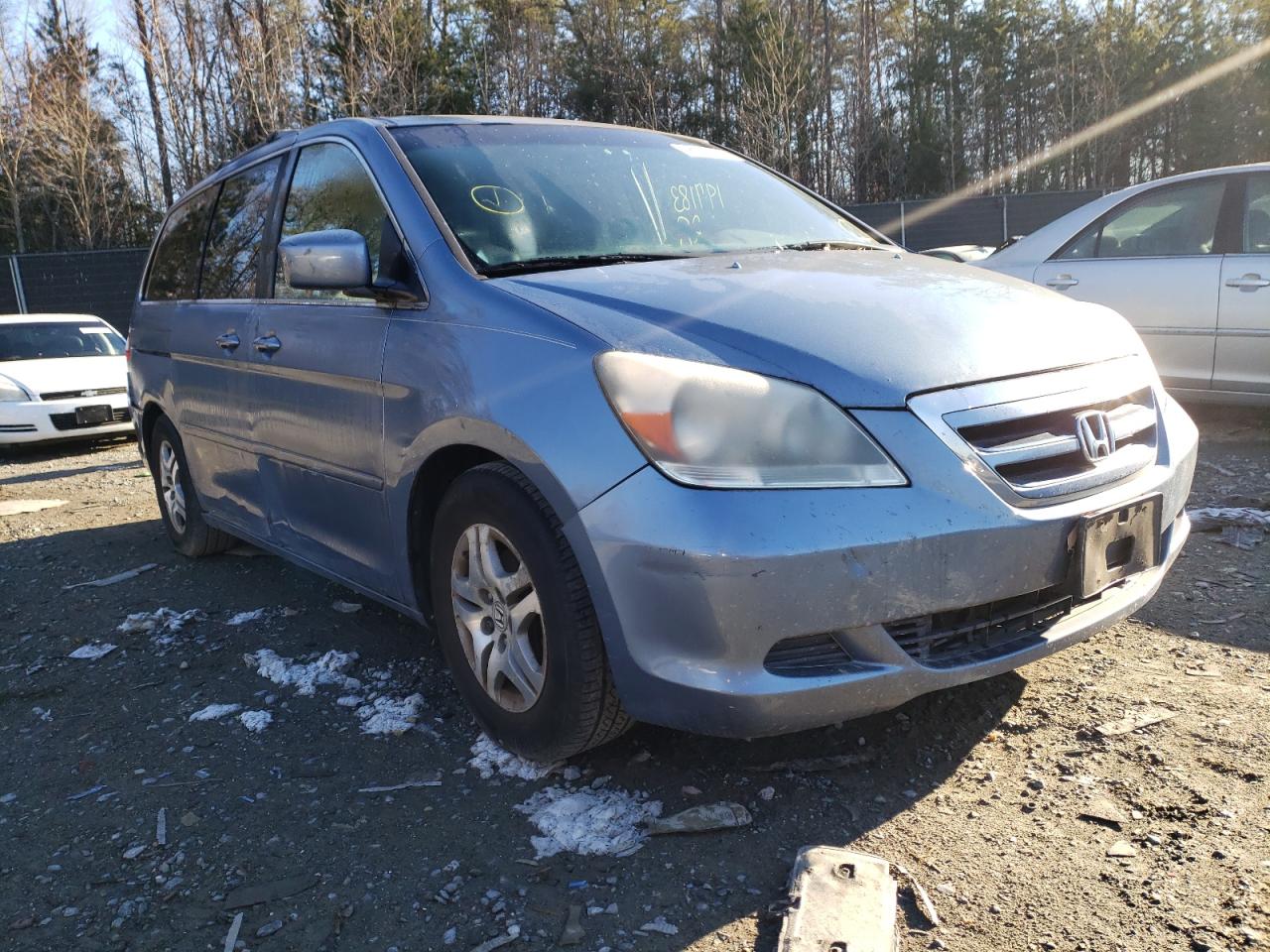 HONDA ODYSSEY EX 2006 with VIN 5FNRL38496B065592 - Photo from auction