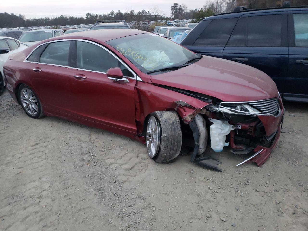 LINCOLN MKZ 2016 with VIN 3LN6L2G9XGR622886 - Photo from auction