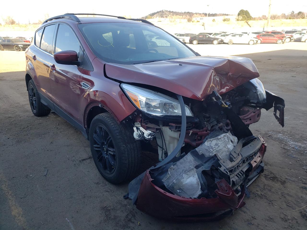FORD ESCAPE SE 2014 with VIN 1FMCU9G91EUC84907 - Photo from auction