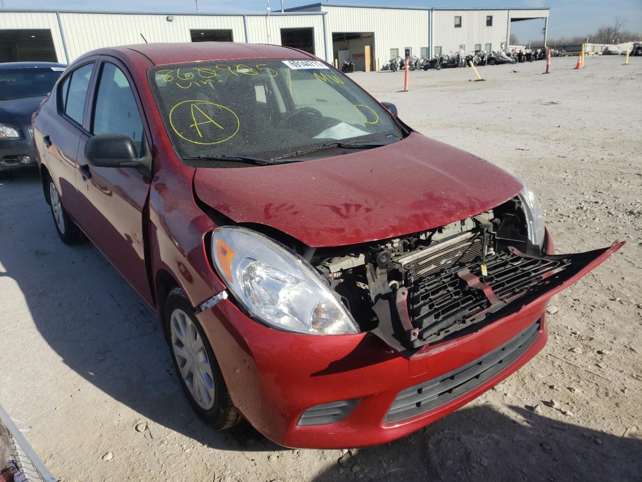 NISSAN VERSA 2014 with VIN 3N1CN7AP4EL860905 - Photo from auction