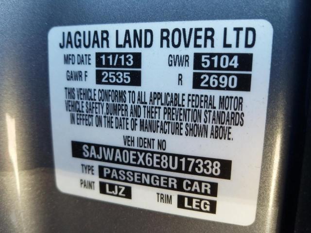 Photo 10 from auction – 2014 JAGUAR XF with VIN SAJWA0EX6E8U17338