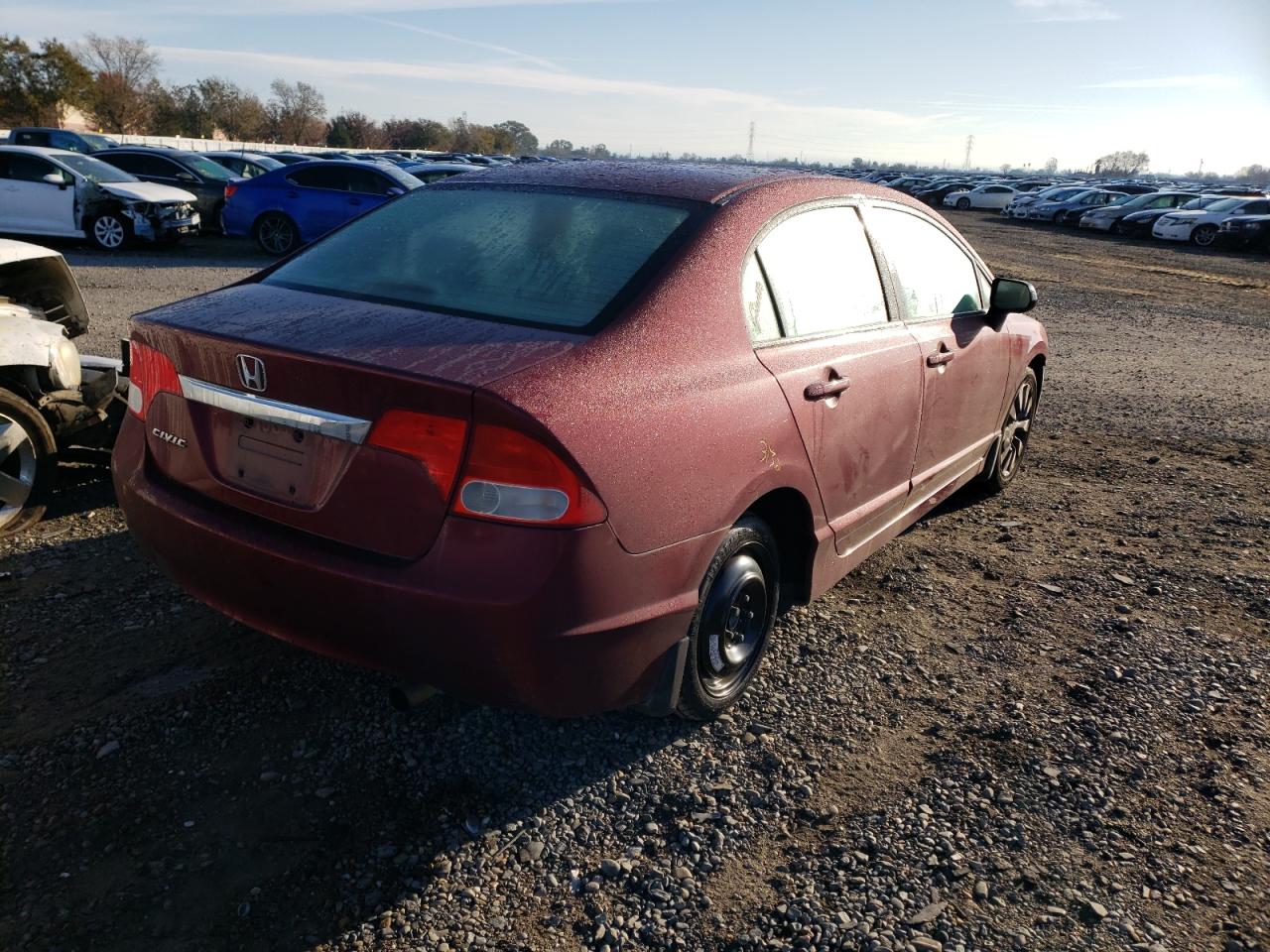 Photo 4 from auction – 2009 HONDA CIVIC EX with VIN 19XFA16869E015701