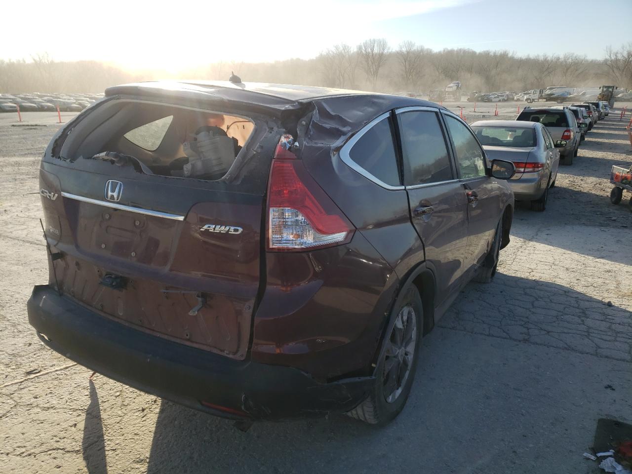 Photo 4 from auction – 2012 HONDA CR-V EX with VIN 5J6RM4H57CL004630