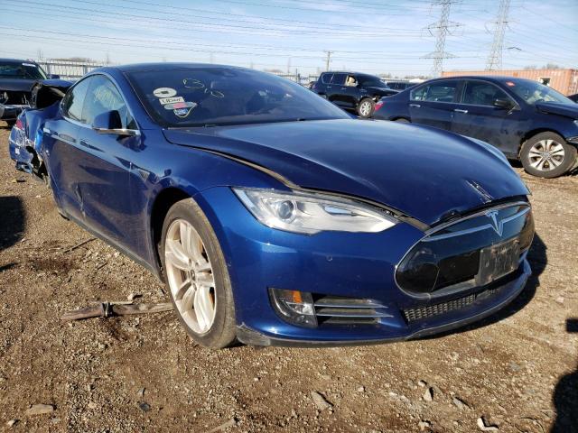 TESLA MODEL S 2015 with VIN 5YJSA1E24FF114390 - Photo from auction