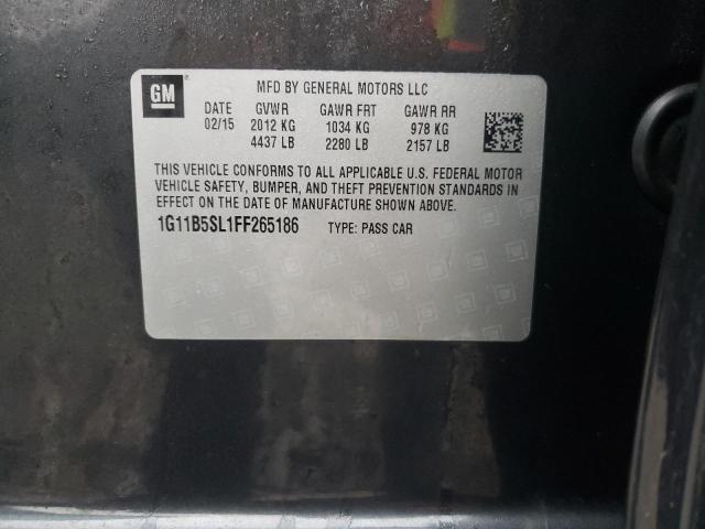 Photo 10 from auction – 2015 CHEVROLET MALIBU LS with VIN 1G11B5SL1FF265186