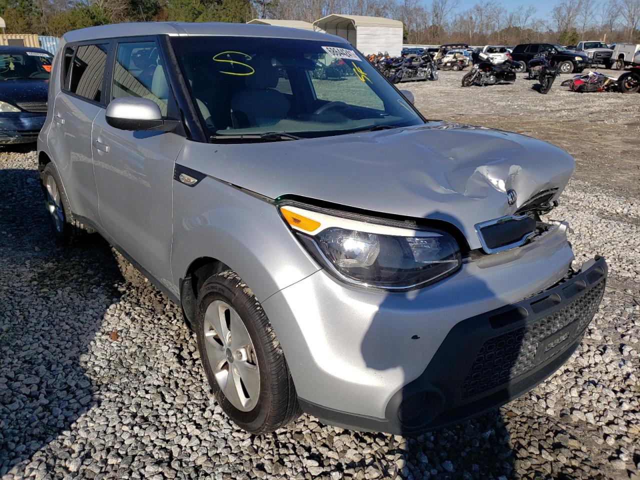 KIA SOUL 2014 with VIN KNDJN2A2XE7714590 - Photo from auction