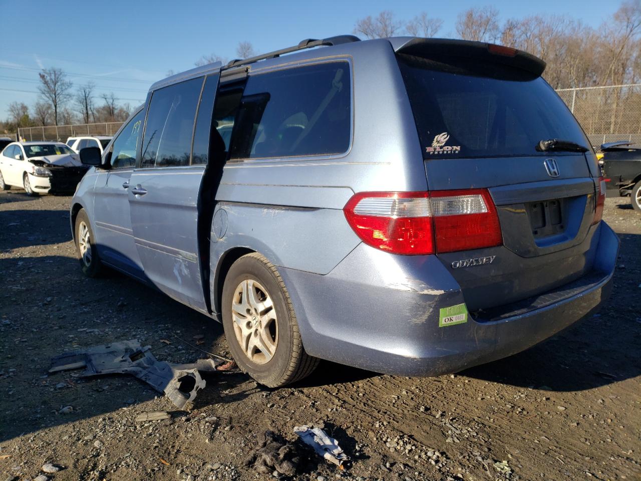 Photo 3 from auction – 2006 HONDA ODYSSEY EX with VIN 5FNRL38496B065592