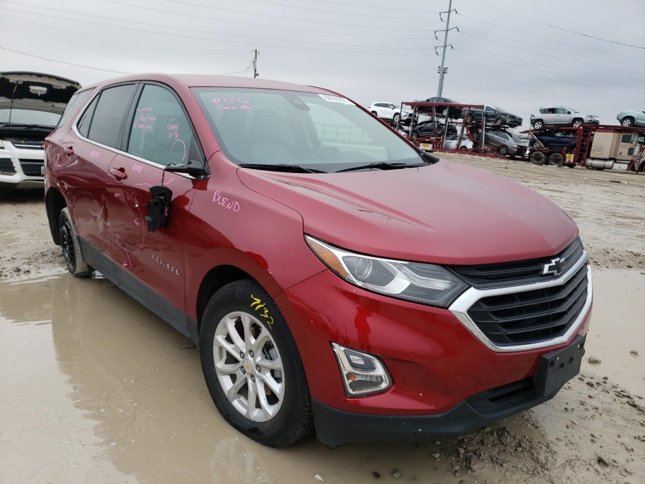 Photo 1 from auction – 2020 CHEVROLET EQUINOX LT with VIN 3GNAXTEV5LS560588