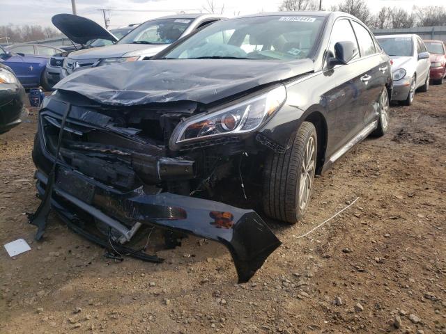 Photo 2 from auction – 2017 HYUNDAI SONATA SPO with VIN 5NPE34AF2HH456023