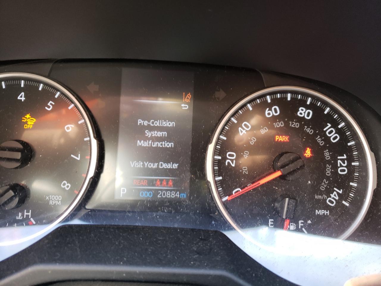 Photo 8 from auction – 2021 TOYOTA RAV4 LE with VIN 2T3H1RFV2MC117234
